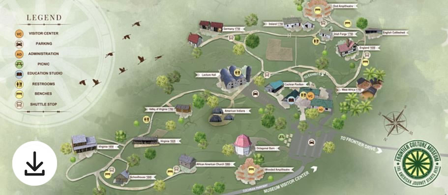 Frontier Culture Museum Map Download